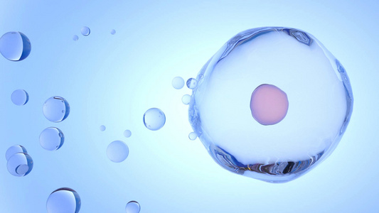 3d细胞渗透补水吸收动画视频
