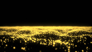 金色粒子穿梭特效视频素材30秒视频