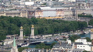 法国巴黎城市风光17秒视频