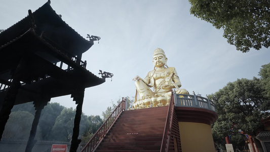 湖南岳阳圣安寺古寺庙历史人文视频