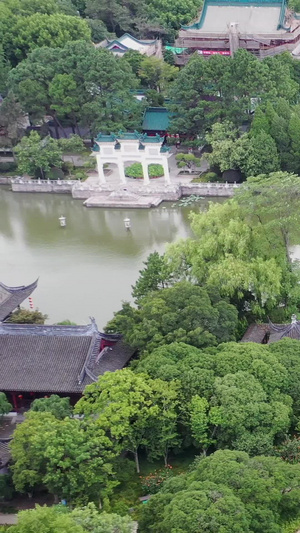 上海大观园古建筑航拍视频上海旅游35秒视频