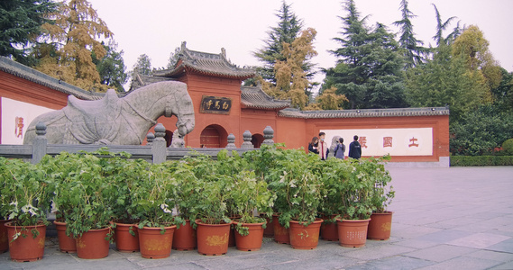 洛阳白马寺4K空镜视频