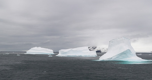 海中的冰山布朗布拉夫南极半岛南极洲9秒视频