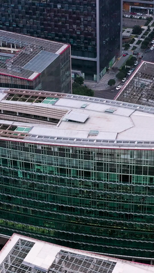 成都高新国际广场金融城金融中心地标建筑城市航拍95秒视频