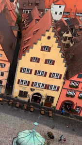 德国著名古堡之路旅游城市罗腾堡实拍视频合集德国古堡之路视频
