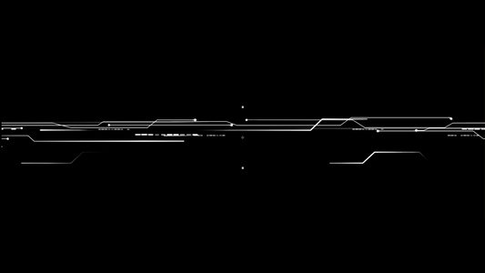 科技线条元素带透明度通道视频