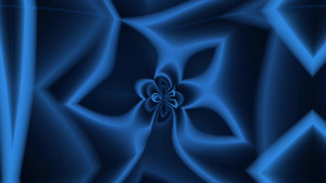 蓝色的多边形迷宫,可旋转和形成各种设计11秒视频