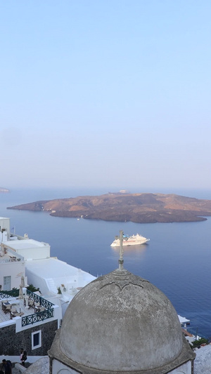 希腊度假海岛圣托里尼实拍视频合集旅游目的地101秒视频