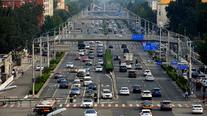 北京公路交通延时22秒视频