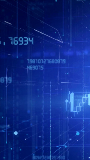 股票金融市场数据背景视频20秒视频