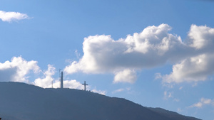 著名的十字架在伏德诺山延时34秒视频