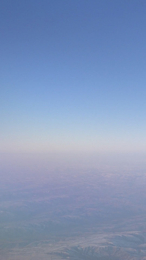 飞机机舱内拍摄机翼航空运输27秒视频