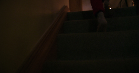 男孩上楼梯视频