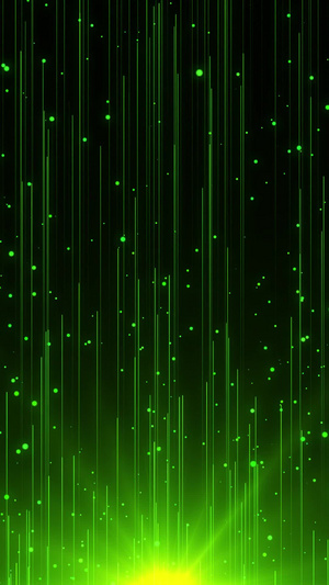 唯美的绿色粒子背景素材60秒视频