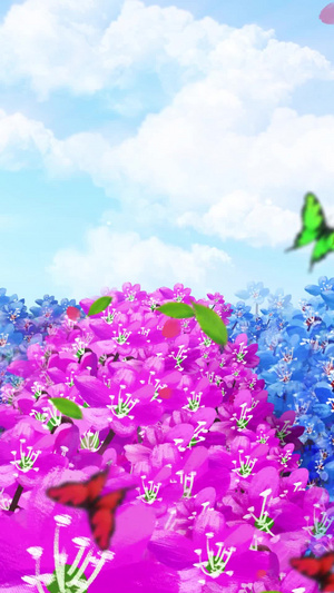 唯美的鲜花背景素材30秒视频