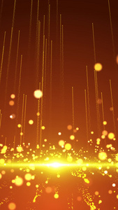 金色光效粒子颁奖背景视频