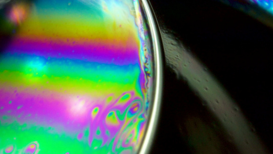 4K微距泡泡色彩泡沫气泡运动视频视频