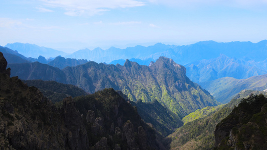 5A景区神农架林区神农顶航拍合集4K[官门山]视频