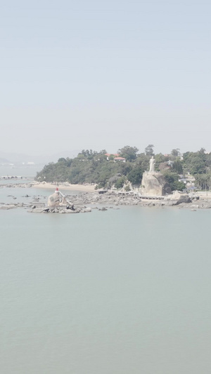 【旅游宣传片】福建航拍厦门鼓浪屿郑成功雕像合集61秒视频