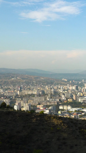 格鲁吉亚第比利斯全景延时合集高加索19秒视频