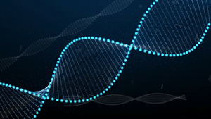 dna链条生物结构医疗20秒视频