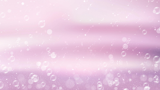 粉色唯美动态粒子气泡4K背景视频视频