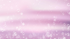 粉色唯美动态粒子气泡4K背景视频30秒视频