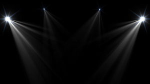 动态光效舞台聚光灯透明背景视频元素30秒视频