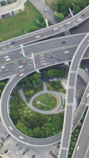 武汉城市错综复杂的立交桥高清视频26秒视频