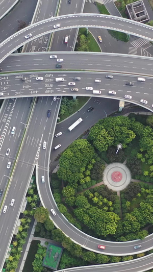 武汉城市错综复杂的立交桥高清视频26秒视频