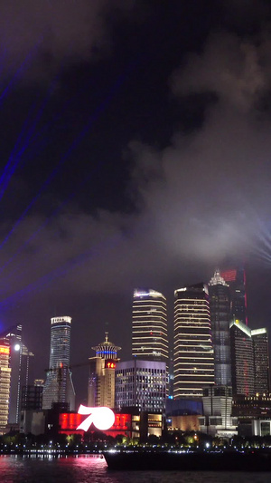 2019年国庆上海外滩东方明珠灯光秀113秒视频