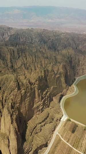 黄河石林国家地质公园俯瞰全景【封面和视频色调不统一】40秒视频
