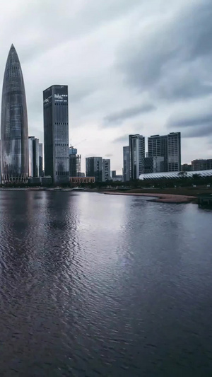 深圳湾城市风光延时摄影20秒视频