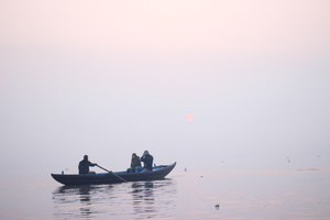 印度瓦拉纳西恒河日出29秒视频