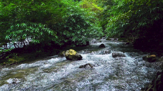 湖泊溪流瀑布[湖群]视频