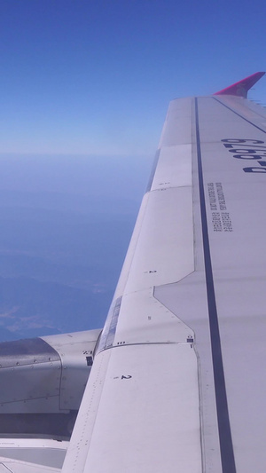 高空飞行的交通工具飞机交通素材飞机场24秒视频