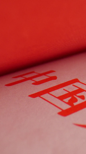红色党徽党章为人民服务章程中国共产党章程14秒视频