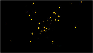 星星卡通带通道10秒视频