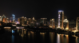 厦门城市风光夜景航拍4K视频24秒视频