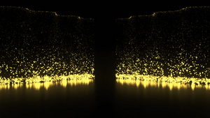 金色粒子舞台背景元素视频素材60秒视频