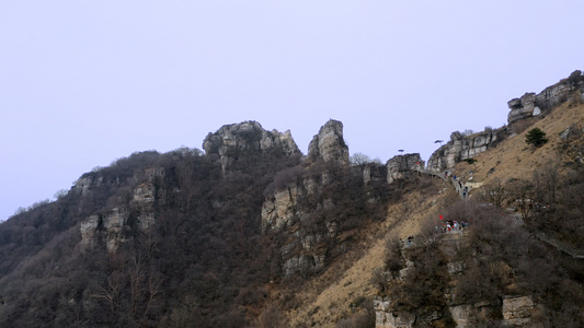 4K航拍河北白石山令狐峰[呼延]视频