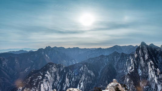 4K华山风景区延时视频