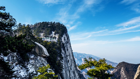 4K华山景区延时素材视频