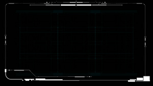 科技边框透明视频素材20秒视频