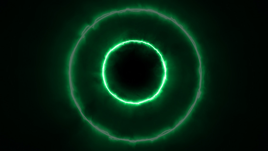 圆环能量光线扩散动画视频