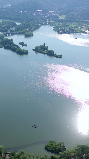 多角度航拍首批国家级旅游度假区湘湖合集152秒视频