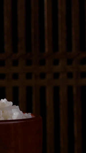 白米饭米饭大米饭主食17秒视频