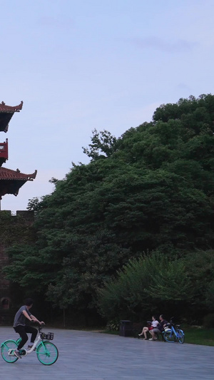 合集湖北旅游地标景区楚城古城墙晴川阁历史古建筑素材老建筑232秒视频