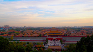 北京紫禁城故宫全景35秒视频