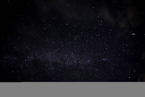 夜晚星空银河延时5秒视频